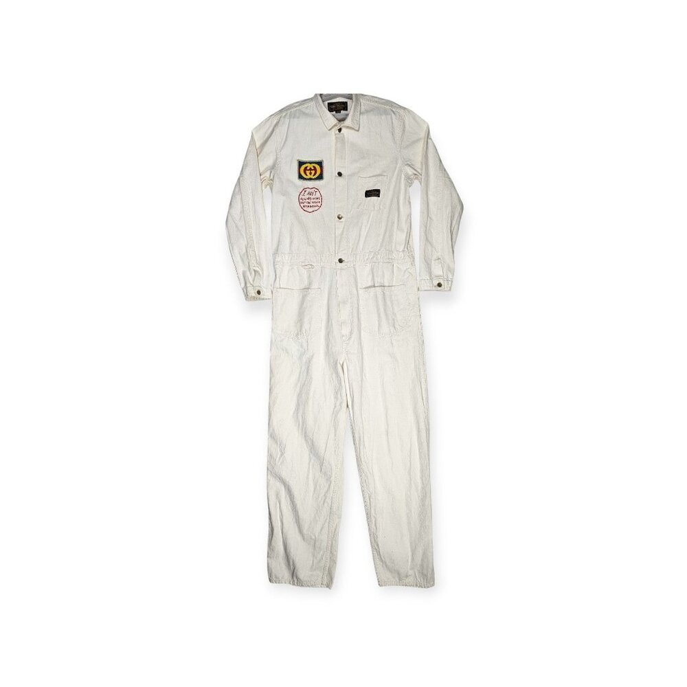 Neighborhood Tokyo 1994 White Coveralls XL Cotton Long Sleeve Button
